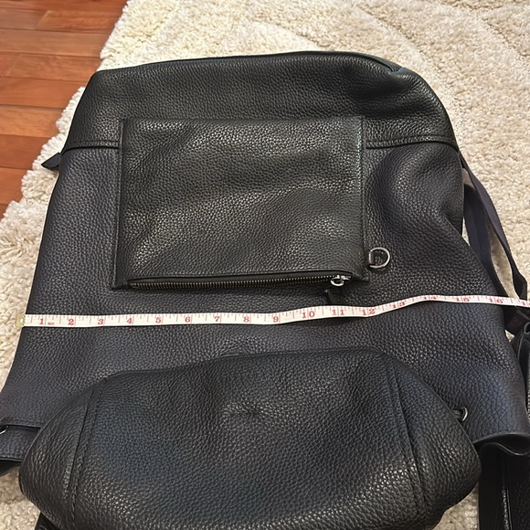 Coach Black Leather Backpack (Large) - Picture 12 of 12